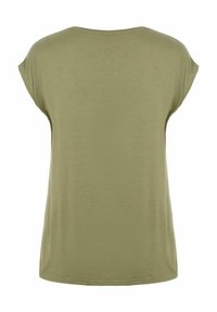 Pieces PCBILLO TEE SOLID - Basic póló - deep lichen green