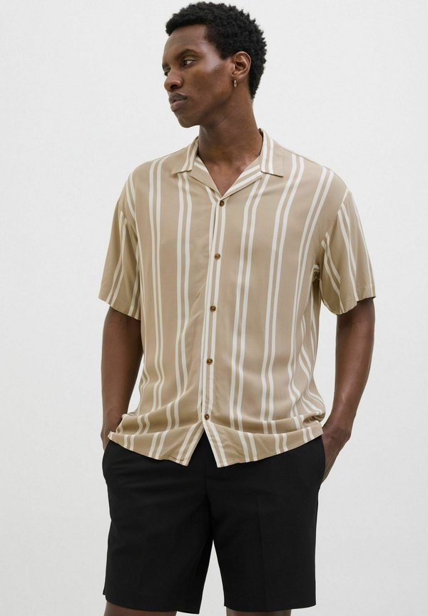 JJEJEFF STRIPE RESORT SS SN - Shirt - crockery
