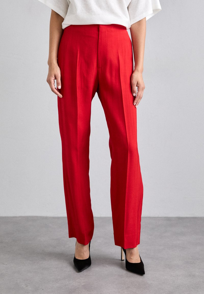 Victoria Beckham TAPERED LEG TROUSER - Stoffhose - carmine