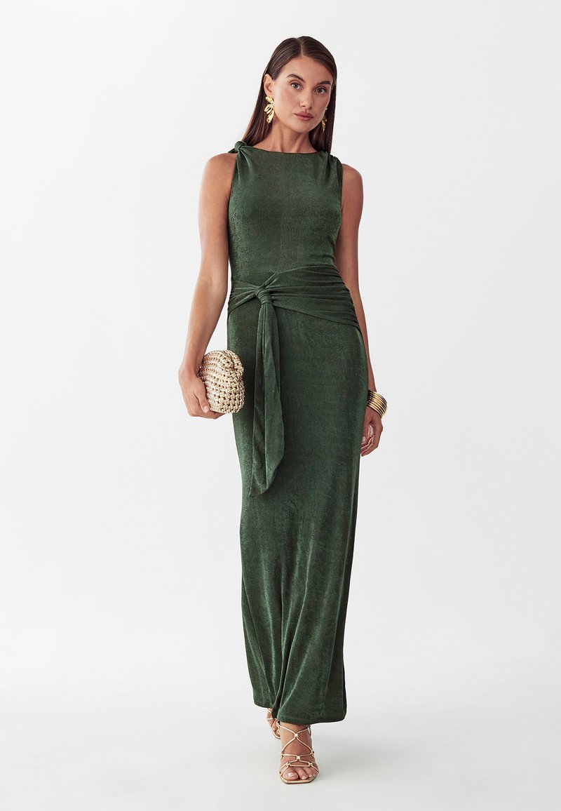 BWLDR ARNAH - Robe de cocktail - dark olive/vert - ZALANDO.FR