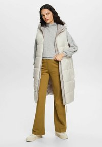 esprit ärmellose weste lang