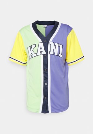 SERIF BLOCK BASEBALL UNISEX - Print T-shirt - mint