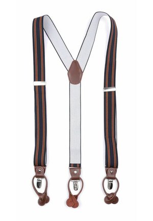 Suitable LUXE SUSPENDERS STRIPE NAVY - Gürtel - navy