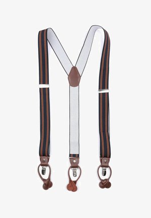Suitable LUXE SUSPENDERS STRIPE NAVY - Gürtel - navy
