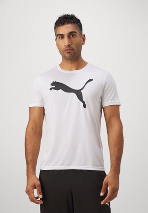 Puma TAD ESSENTIALS SOLID CAT TEE  - T-Shirt sport - white