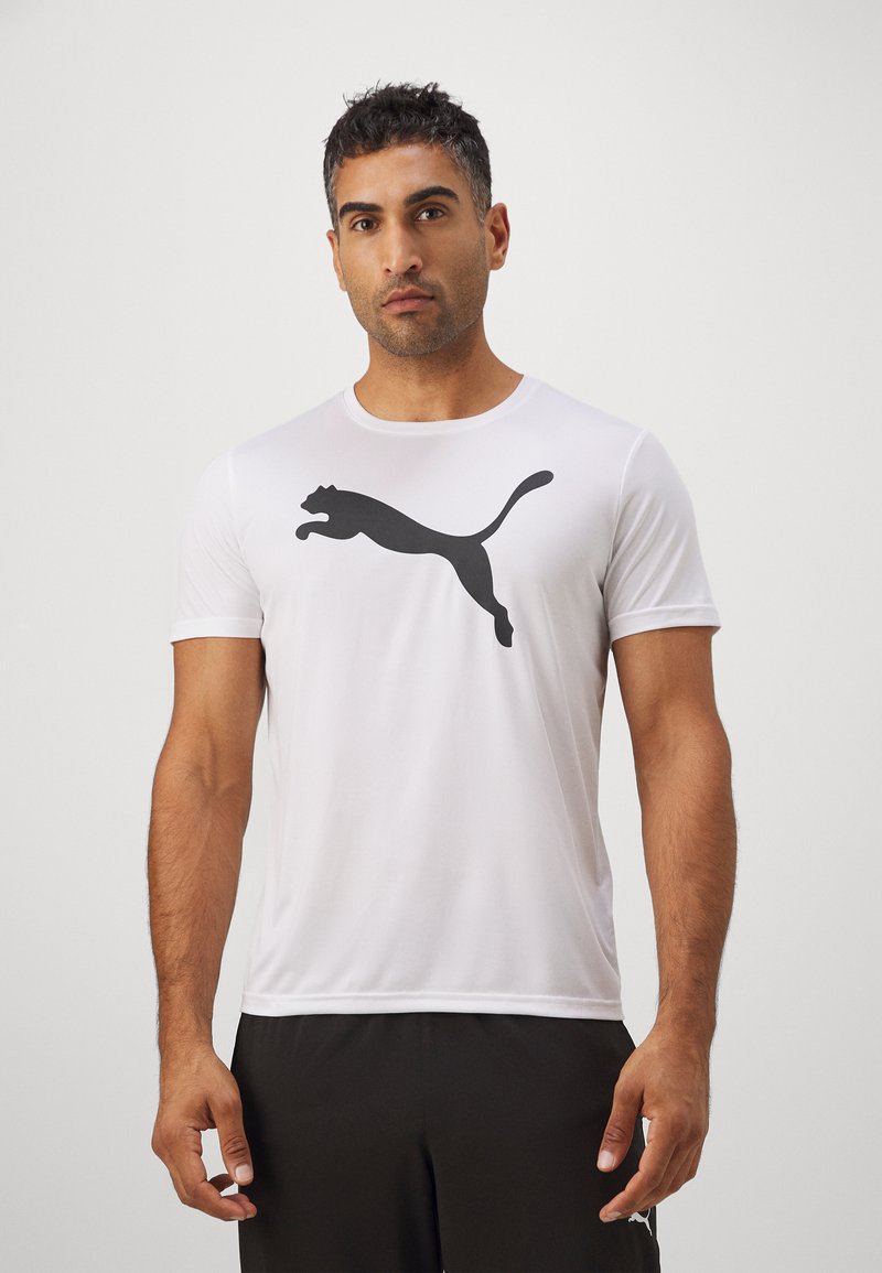 Puma TAD ESSENTIALS SOLID CAT TEE - Αθλητικό μπλουζάκι - white