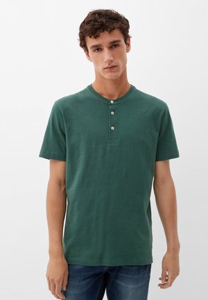 T-shirt basique - tannengrün