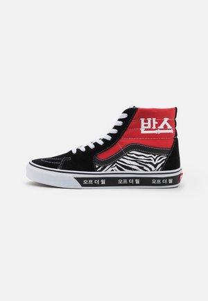 SK8-HI UNISEX - Magas szárú edzőcipők - racing red/true blue