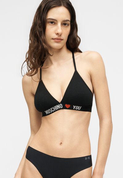 Moschino Underwear Τριγωνικό σουτιέν - black