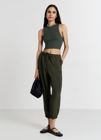 Calliope Stoffhose - var verde militare chiaro