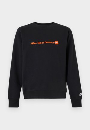 Nike Sportswear, CLUB CREW PLAY - Sweatshirt - black/white