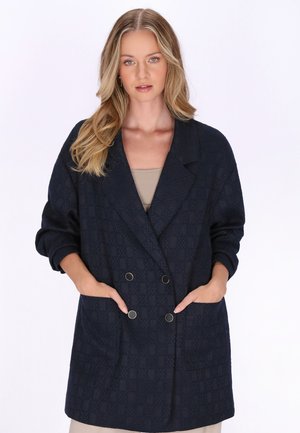 Cappotto corto - navy check