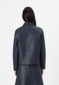 Selected Femme SLFALICE - Leather jacket - outer space