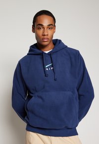 Nike Sportswear AIR HOODY POLAR - Felpa con cappuccio - midnight navy