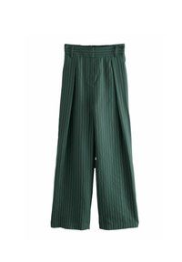 Next TALL FIT - WIDE LEG ELASTIC BACK - Pantalones - green