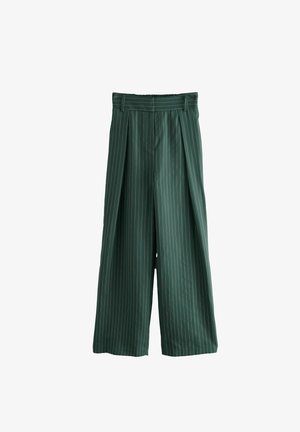 Next TALL FIT - WIDE LEG ELASTIC BACK - Püksid - green