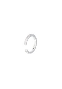 Orelia PAVE SINGLE EAR CUFF - Ohrringe - silver-coloured