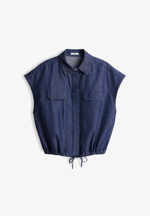 OPUS, RELAXED CHAMBRAY FIT - Overhemdblouse - mid oxford blue