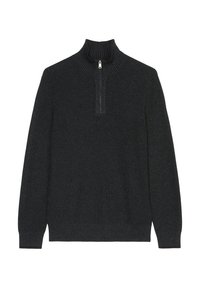 Unselected, dark grey melange