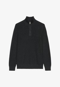 Unselected, dark grey melange