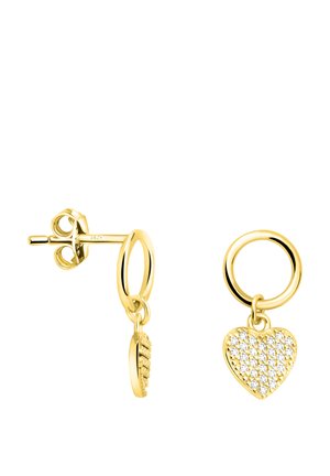 HEART CIRCLE - Øreringe - gold coloured