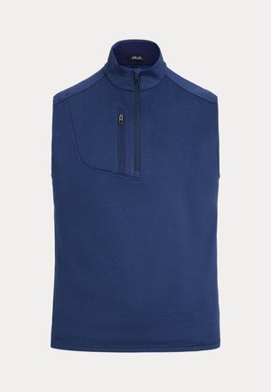 Polo Ralph Lauren, STRETCH JERSEY QUARTER-ZIP VEST - Pullover - spring navy heather