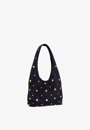 Grain de Malice, SAC PORTÉ ÉPAULE AVEC STUDS - Bolso de mano - marine