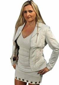 Be Noble IBIZA - Lederrock - weiss