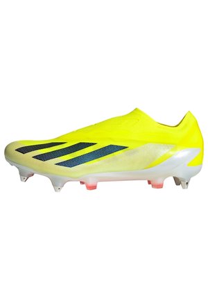 adidas Performance CRAZYFAST ELITE LACELESS SOFT GROUND - Voetbalschoenen voor zachte ondergrond - team solar yellow core black cloud white