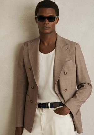 Reiss Pleteni remen - navy