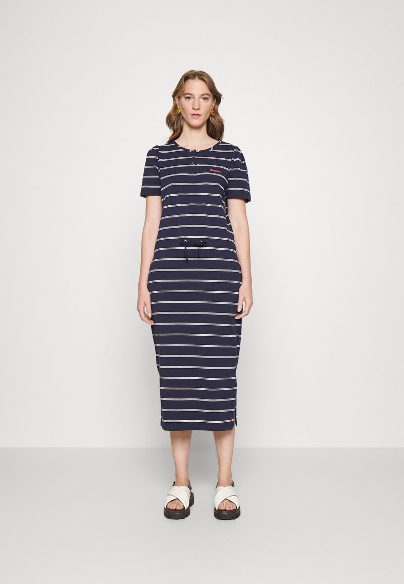 Barbour SPURREY DRESS ANKLE LENGTH Jersey dress navy/dark blue
