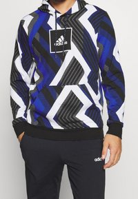 adidas Performance Jersey con capucha - white