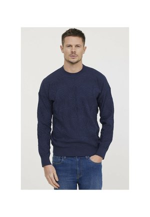 CLAVIZ - Strickpullover - navy