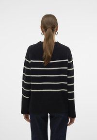 Vero Moda VMFLAWLESS O-NECK PULLOVER - Maglione - black