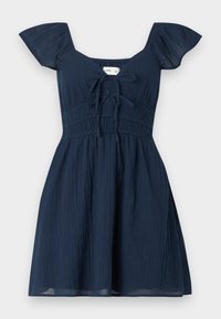 Flutter Sleeve Double-Tie Skort Dress - Vapaa-ajan mekko - navy blazer