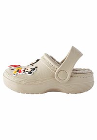 Next Sabots - mickey mouse stone natural