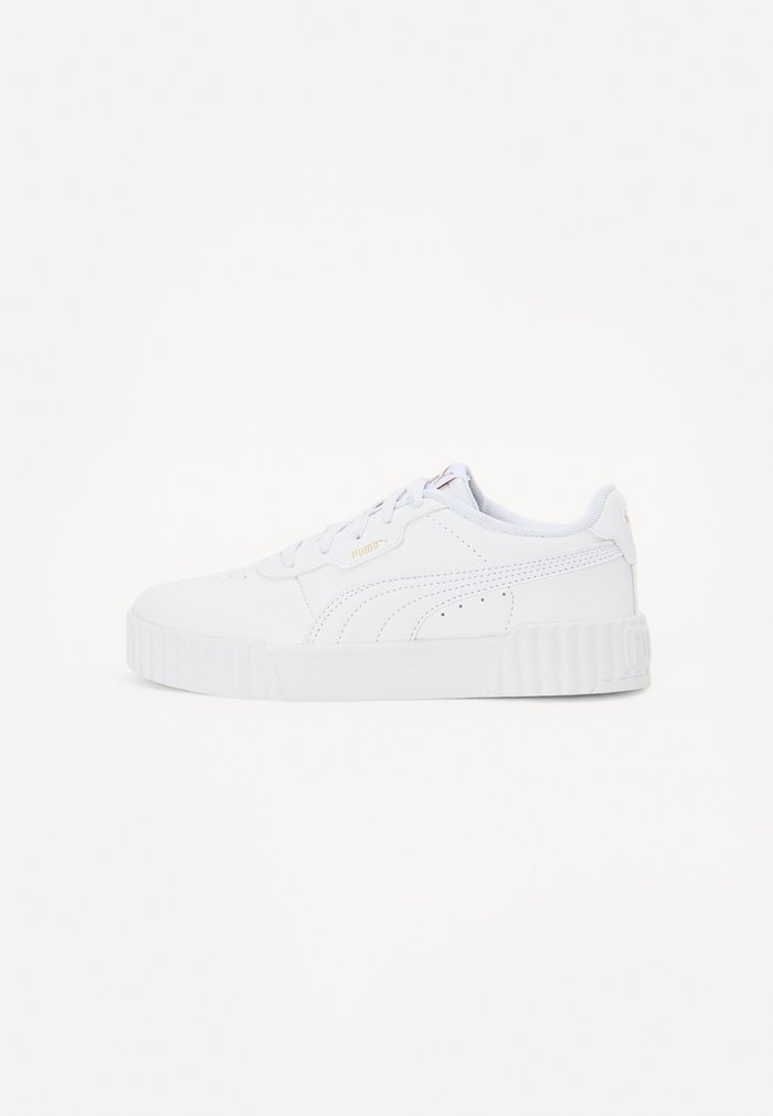 PUMA CARINA 3.0 PS UNISEX - Trainers - white/gold-coloured