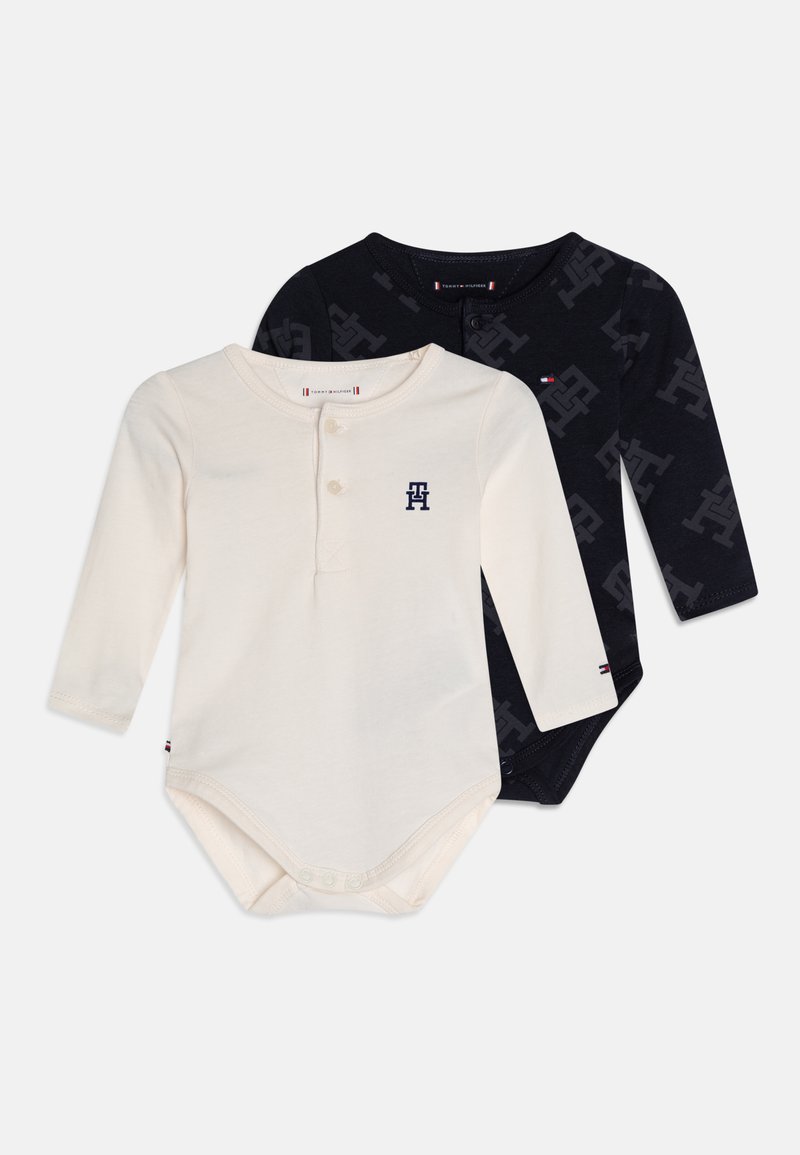 Tommy Hilfiger BABY MONOGRAM GIFTPACK 2PACK UNISEX Body ancient white/blanco Zalando.es