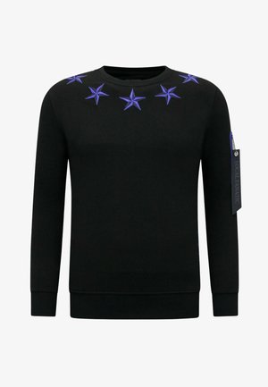 Local Fanatic ROYAL STARS - Sweater - zwart blauw