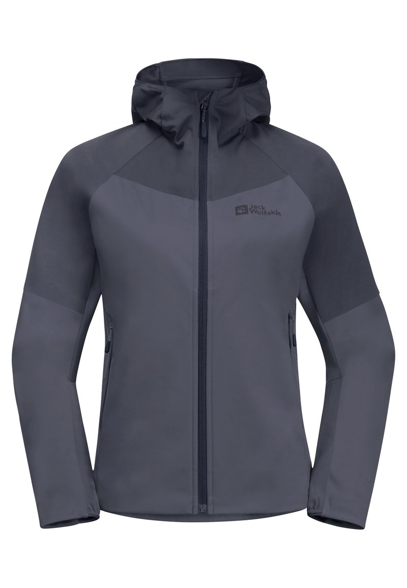 Jack Wolfskin Outdoorjas grijs