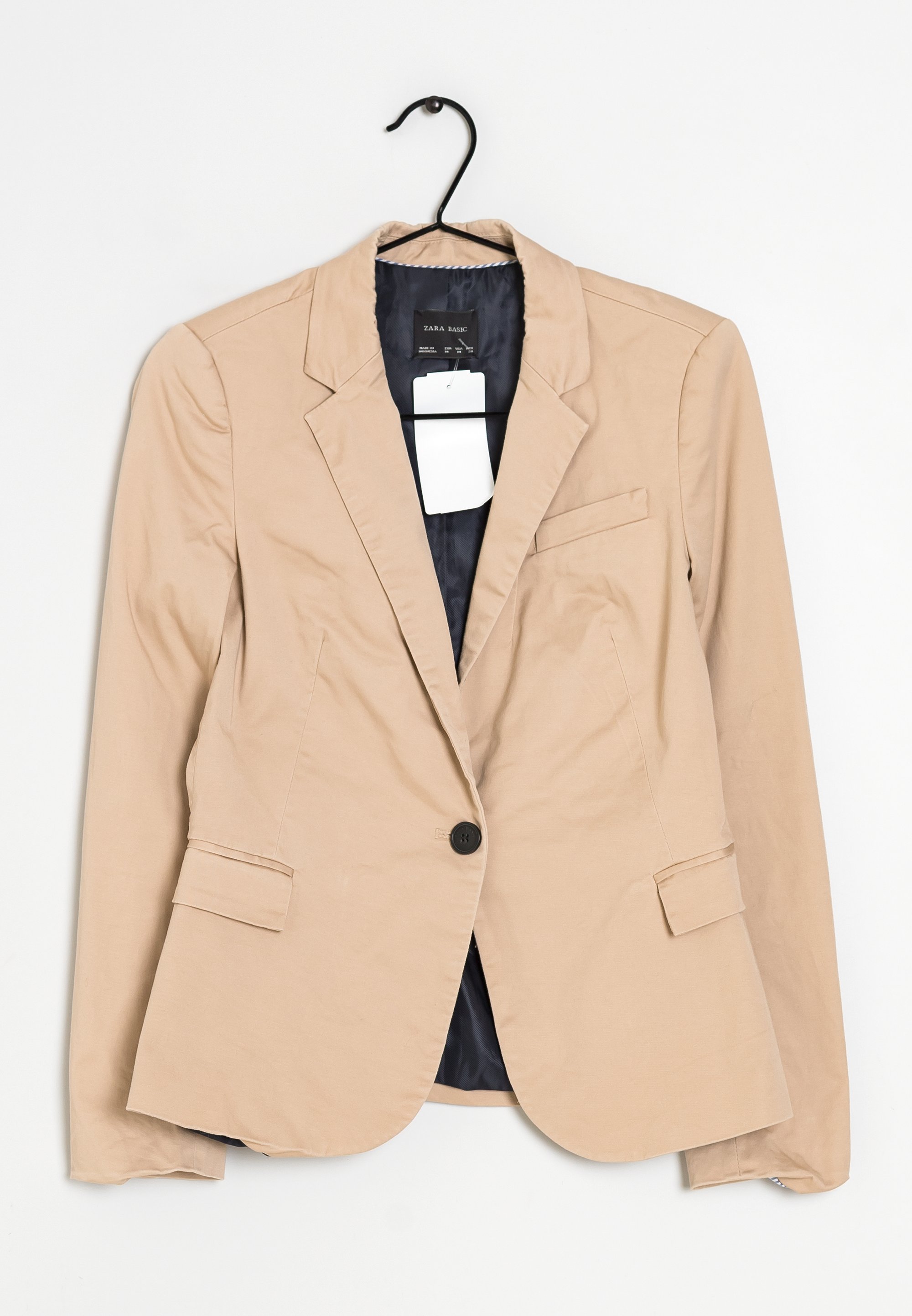 zara blazer beige
