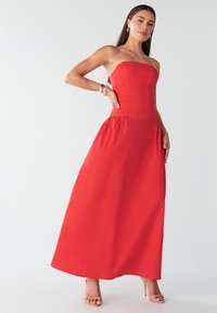 BWLDR Dolga obleka - coral