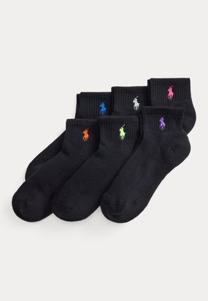 Polo Ralph Lauren, ANKLE SOCK 6-PACK - Sneakersokken - black
