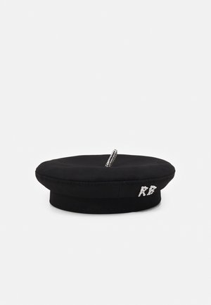 EMBELLISHED BERET - Muts - black