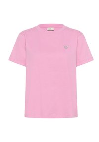 KAEMILY  - Marškinėliai su spaudiniu - rosebloom w. silver heart