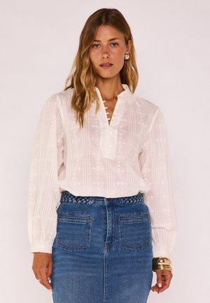 DELICE BRODERIE - Blouse - creme