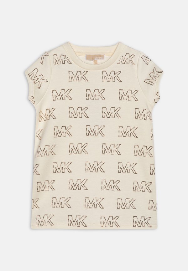 DRESS - Jersey dress - cream