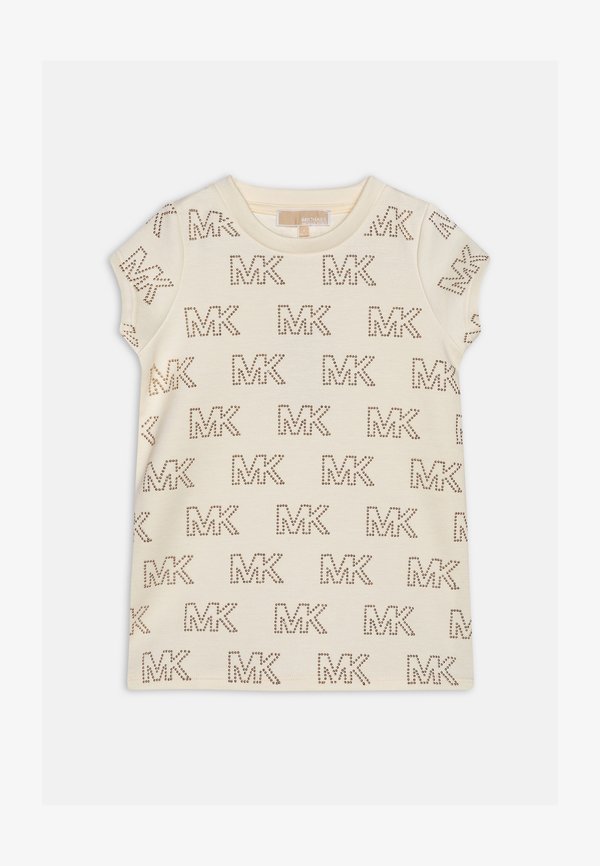 DRESS - Jersey dress - cream