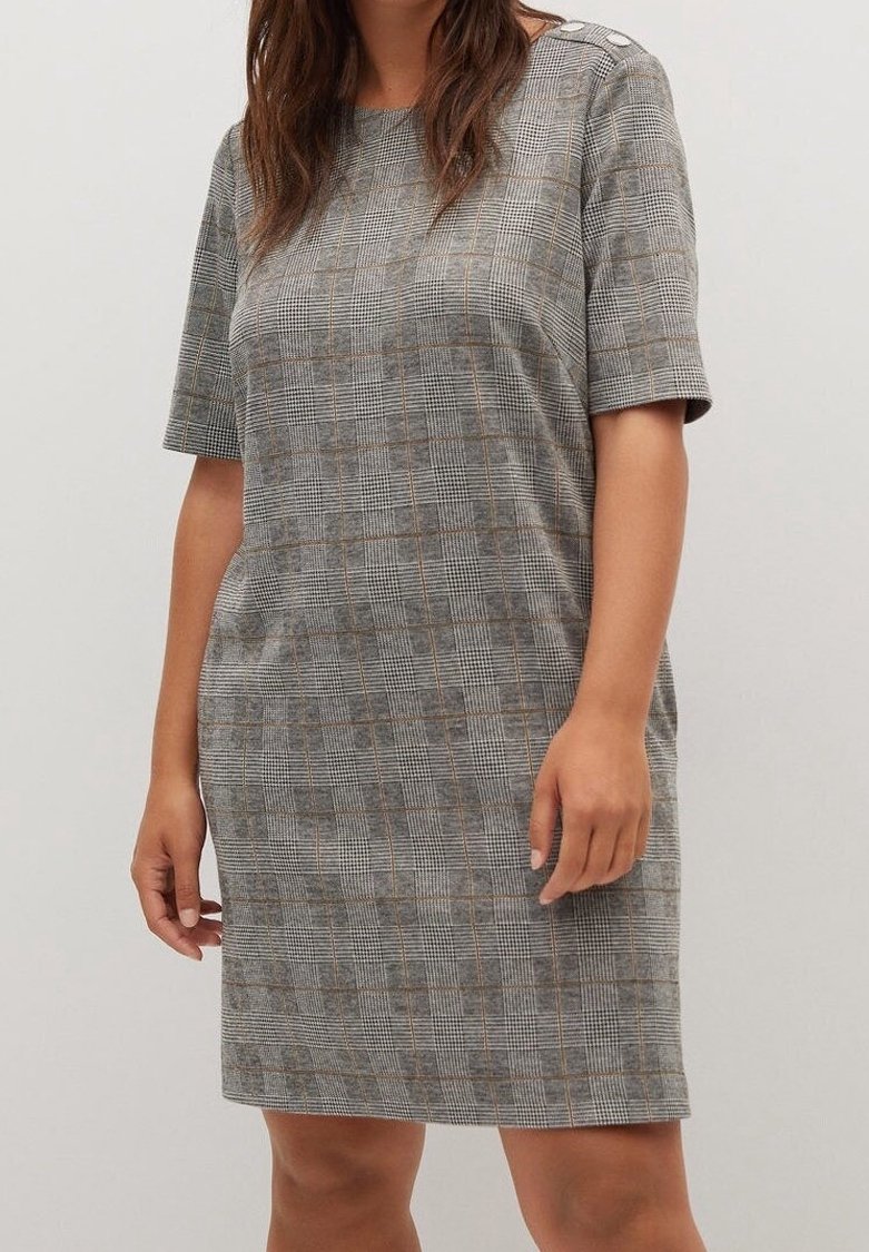 Violeta by Mango Vestido informal - grey