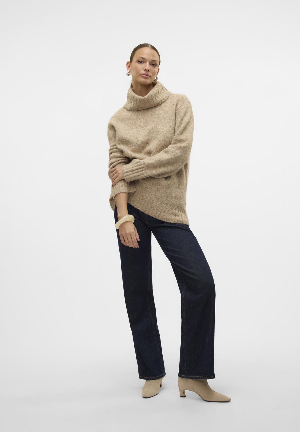 Cowl neck sweater